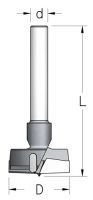 Сверло D15 чашечное правое L69 присадка эксцентрика хвостовик 10 WPW MPK1517