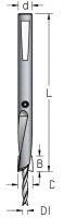 Сверло для KREG D9,5 L101 хвостовик 9 WPW ACF0950S